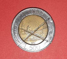 moneta 500 lire del 1989 -  BB