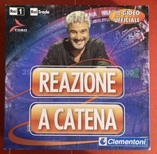 !COMPLETO!! Gioco da tavolo Reazione a catena RAI Clementoni Pino Insegno