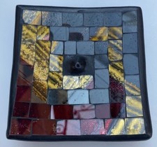 Porta Incenso Mosaico Vetro