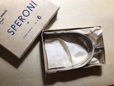 Speroni militari in ottone cromato scatola originale