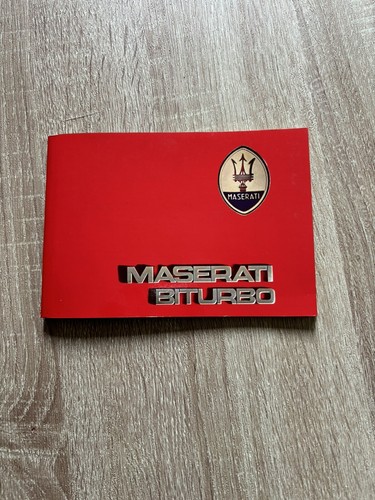 Maserati biturbo book service - maserati,
