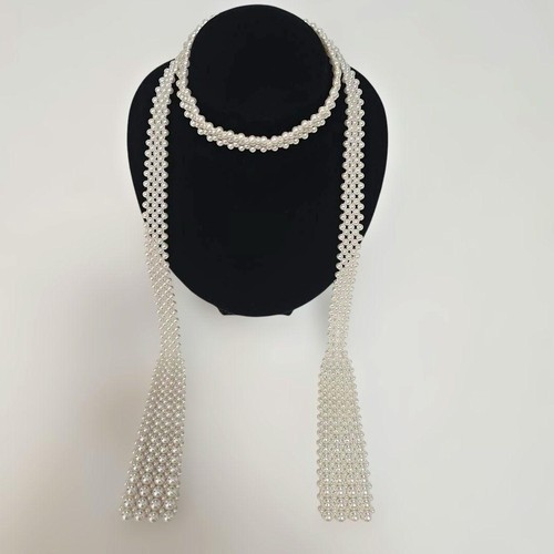 Collana lunga vintage - , perle