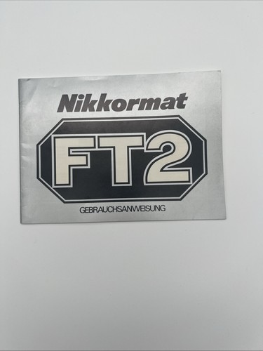 Nikkormat ft2 istruzioni per - nikkormat,