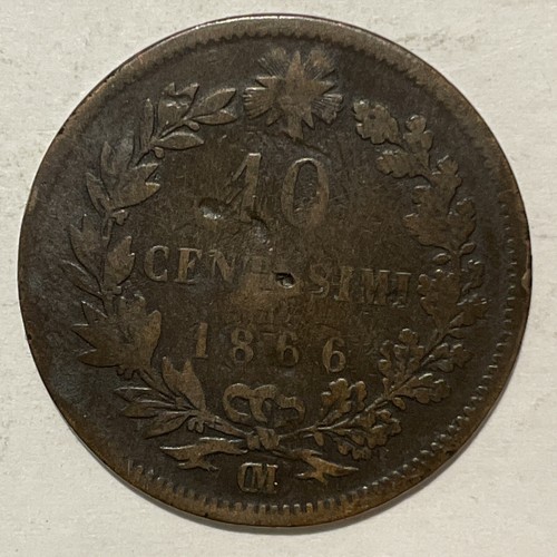Cent 1866 om - 10,