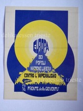 Fronte della gioventu trieste - fronte, gioventu'