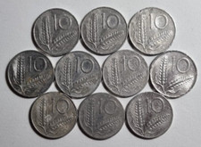 10 Lire 1955 - Lotto 10 Monete