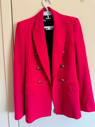 Blazer donna zara fucsia - blazer,