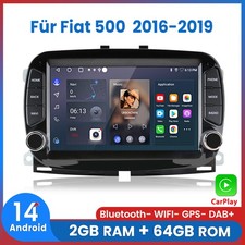 Per Fiat 500 2016-2019 Carplay