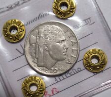 *VITTORIO EMANUELE III 20 CENTESIMI IMPERO 1936 (RR) CONSERVAZIONE BB