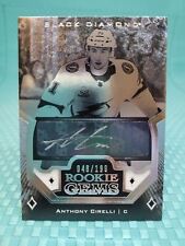 #/199 2018-19 UD Black Diamond Anthony Cirelli Rookie Gems Auto SP RC