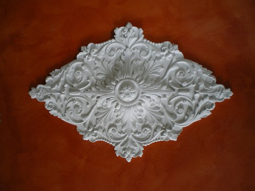 Rosoni gesso bianco per - in,