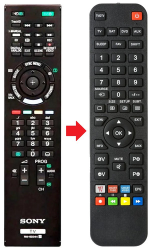 Telecomando adatto per sony - telecomando,