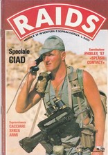 RAIDS N. 13 NOVEMBRE 1987 SOPRAVVIVENZA CACCIARE SENZA ARMI  - EDIALB