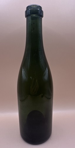 Antica bottiglia vino verde - bottiglia,