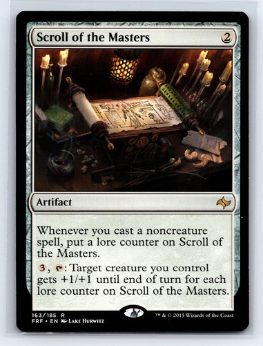 Scroll the masters 163 - masters, raro