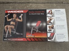 Panca pesi multiposizione Weider Pro 255 L tavola inclinata - nuova con scatola