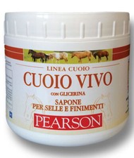 CUOIO VIVO Pearson sapone per selle e finimenti con glicerina 500 ml Guglielmo P