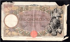 RARA CINQUECENTO 500 LIRE