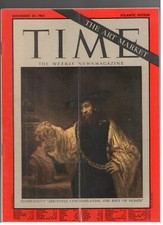THE ART MARKET-REMBRAND ARISTOTLE CONTEMPLATING TIME 1961 Magazine November 24
