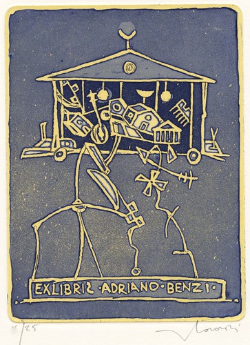 Casorati francesco ex libris - casorati,