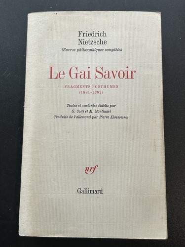 Gai savoir fragments - le, savoir.