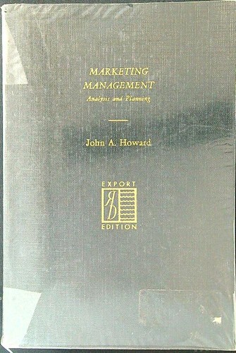 Marketing management analysis - marketing,