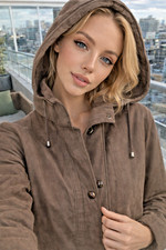Parka stile vintage moleskin