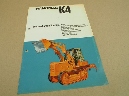 Brochure hanomag k4l - k4,