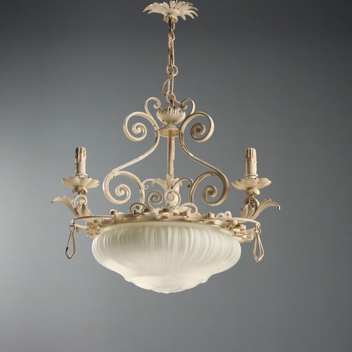 Lampadario antico ferro - lampadario,