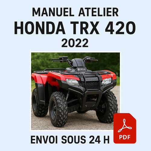 Manuel atelier honda - atelier, 420