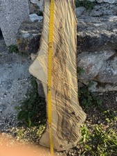 Fetta Di Ulivo Per Lavorazioni In Legno Pezzo Da 80cm Spesso 3cm Largo 19/23cm