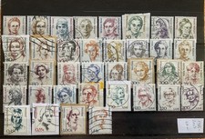 Lotto Germania serie permanente DS FRAUEN francobolli timbrati valore catalogo 60€ rari