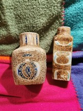 2 VASI PORCELLANA ANNI 60  ROYAL COPENAGHEN ALUMINA NILS THORSSON