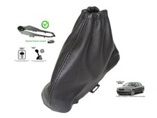 Cuffia Freno A Mano Per Jaguar X-Type 2001-2009 Pelle + Telaio