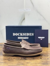 Sebago Dolphin Waxed Mocassino Pelle Marrone  Icon Sebago Uomo 44