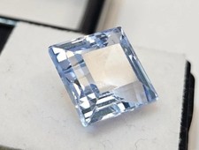 Shinny Princess Cut Aquamarine