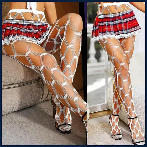 Collant sexy vita alta calze - , a