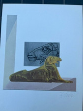 Litografia di Fabrizio Clerici serie lo Zodiaco per BolaffiArte "Ariete".