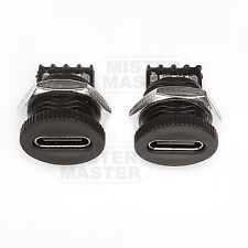 CONNETTORE USB TIPO-C DA INCASSO PRESA FEMMINA 4 POLI A SALDARE