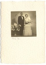 Coppia Mariés Mariage Uomo Donna - Foto Vecchia An.