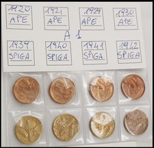 8 MONETE 10 C SPIGA APE da