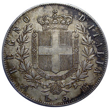 ITALIE 5 Lire 1865 N