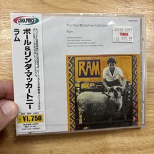 Paul & Linda McCartney: Ram (CD, 1995, EMI Japan Import) OBI - New - TOCP-3125