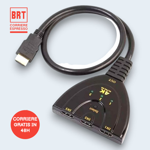 Cavo switch sdoppiatore hdmi - cavo,