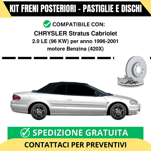 Kit freni posteriori - kit, per