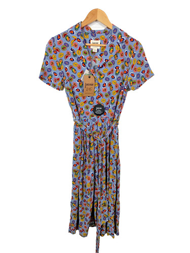 Abito joanie midi blu - joanie, 8