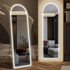 LED Specchio Da Terra Ad Arco