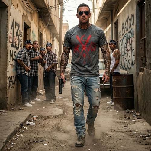 Nuova shirt yakuza uomo - t-shirt,