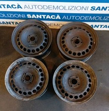 N4 Cerchi In Ferro 6Jx15H2 ET39 Opel Corsa D 2007 Modello 3 Porte