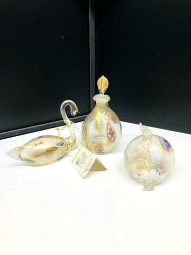 Set murano vinciprova oro 24 - murano,